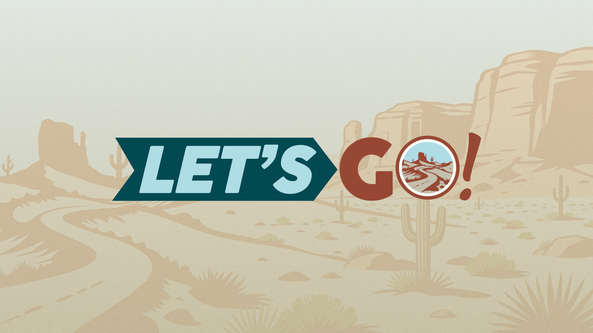 Let's Go title slide artwork