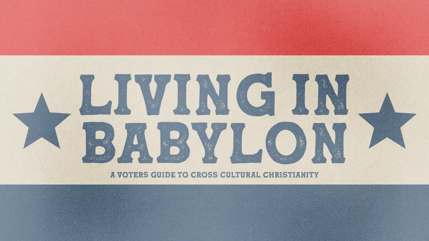 Living in Babylon sermon graphic title image